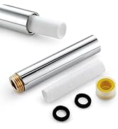 4" Showerhead Extension Arm w/PP Filter Cartridge, 4 Inch 304 Stainless Steel Chrome Shower Arm E...