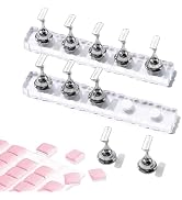 BQAN 2 Set Nail Holder for Painting Nails, Transparent Acrylic Nail Stand for Press on / Fake Nai...