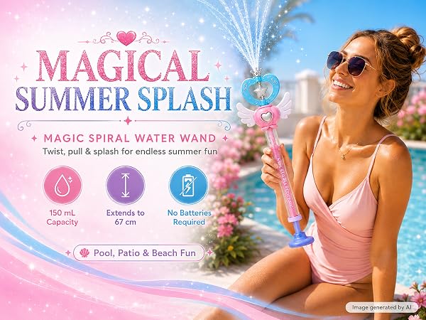 Magic Spiral Water Wand