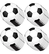 Vuzvuv 60Pcs 6In Paper Soccer Cutouts with 120Pcs Glue Points,Soccer Cut Outs Bulletin Board Deco...