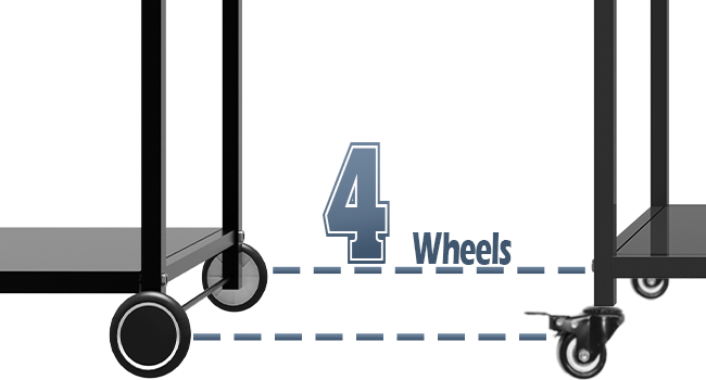 grill cart on wheels