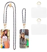 HOTEMIA Phone Lanyard with Wrist Strap Universal Phone Crossbody Chain Adjustable Cell Phone Stra...