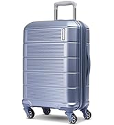 American Tourister Stratum 2.0 Expandable Hardside Luggage with Spinner Wheels, Slate Blue, Carry-on