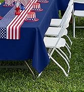 misaya 8 Packs Disposable Plastic Table Cloth, 54 x 108 Inch Waterproof Rectangle Tablecloth, Lea...