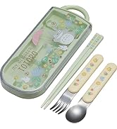 My Neighbor Totoro Utensil Set - Includes Reusable Fork, Spoon, Chopsticks and Carrying Case - Au...