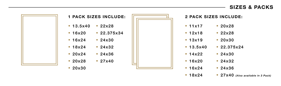 Sizes