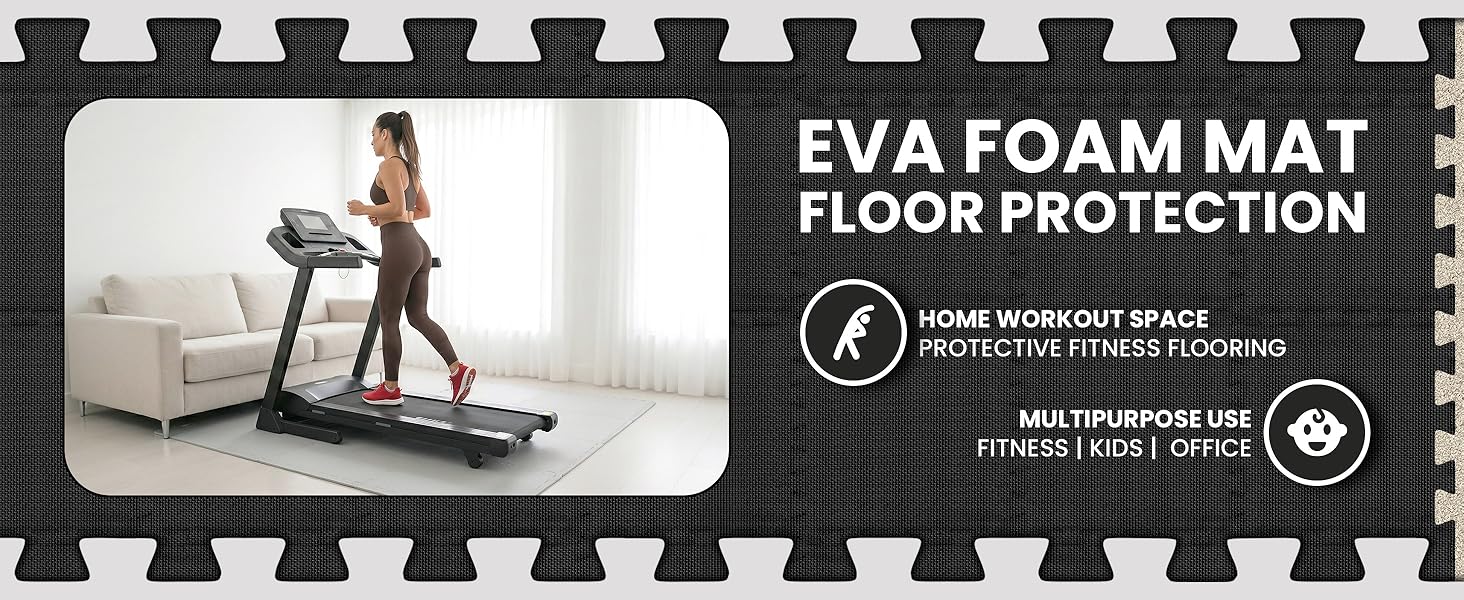 bemaxx interlocking puzzle mat mats gym flooring eva fitness home floor protection kids