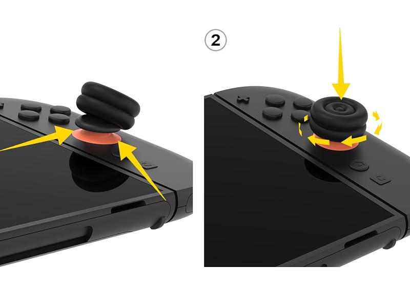 PlayVital for Switch 2 Thumbs Cushion Caps Thumb Grips