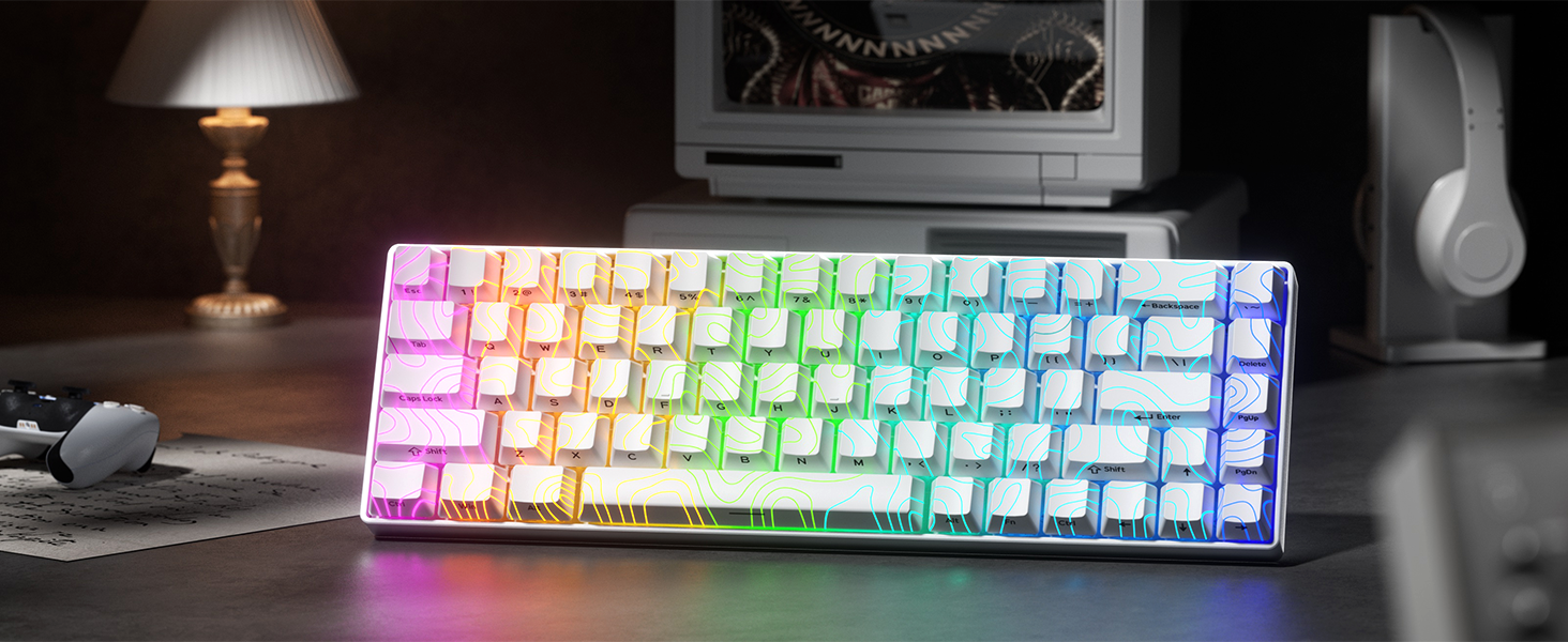 shine through keycaps