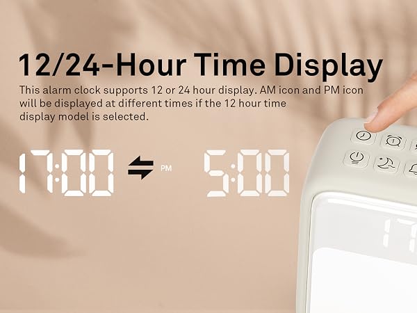 12/24 Hour Time Display