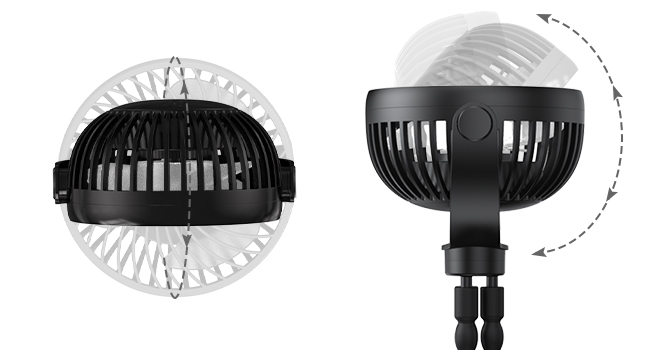 fan for travel beach camping