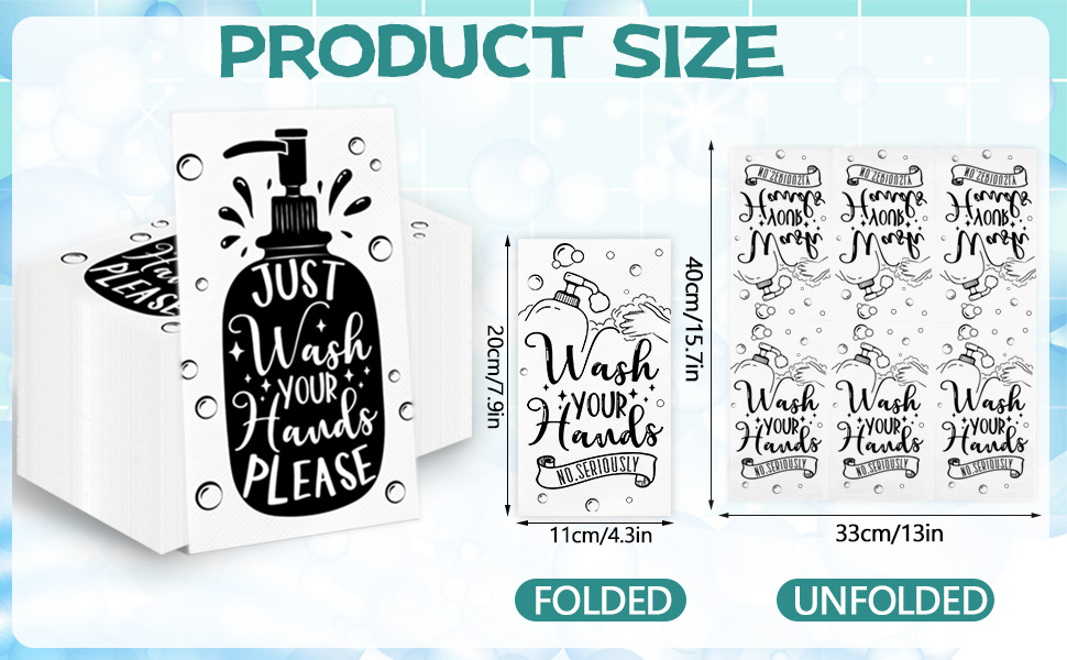 bathroom napkins