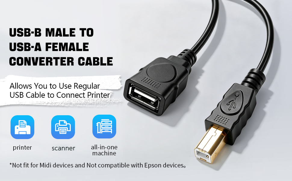 usb a to b