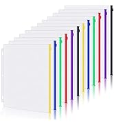 Antner 12 Pack Binder Pockets Letter Size 3 Holes 11.4
