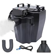 6000W Dry Ice Fog Machine, Low Lying Fog Machine, Low Fog Machine with Tube Nozzle for Weddings, ...