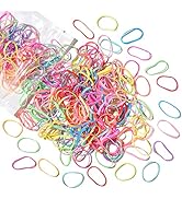 Teenitor Hair Ties,Hair Rubber Bands for Kids Girls Thin Small Hair Elastics,Colors,300pcs