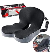 Mosxoed Seat Cushion for Truck Driver, Memory Foam Seat Cushion with Adjustable Strap, Semi Truck...