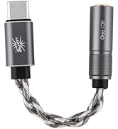HIFIXAUDIO Kiwi Ears AD1 Pro USB C to DAC Adapter Cable, Custom DAC Chip, Official Web Customizab...