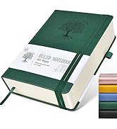 Lined Journal Notebook -365 Pages A5 Thick Journals for Writing Ruled Notebook, Hardcover Leather...