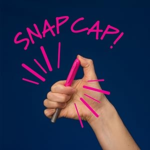 bic intensity permanent markers with snap cap