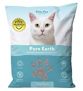 Kitty Poo Club Pure Earth Fresh Scent Clumping Clay Cat Litter, 15 lbs, Hard Clumping, Highly Abs...