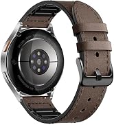 Adorve Leather Bands Compatible with Samsung Galaxy Watch 7 Band/Galaxy Watch 6 Band 40mm 44mm, W...