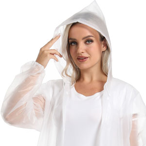 2PCS Rain Ponchos