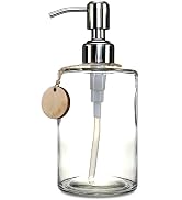 Glass soap dispenser
