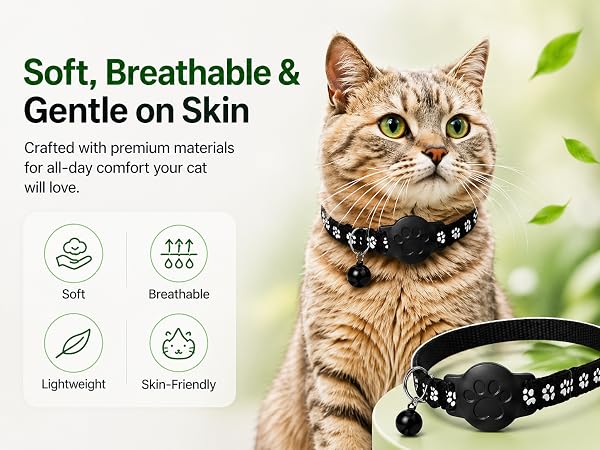 Pet Tracker,GPS Collar for Cats (Android Only) Smart tag
