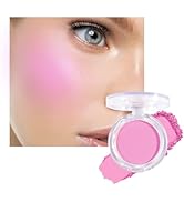 HHLTOH Matte Powder Blush for Cheeks – Long Lasting Natural Face Blusher Makeup, Lightweight Blen...
