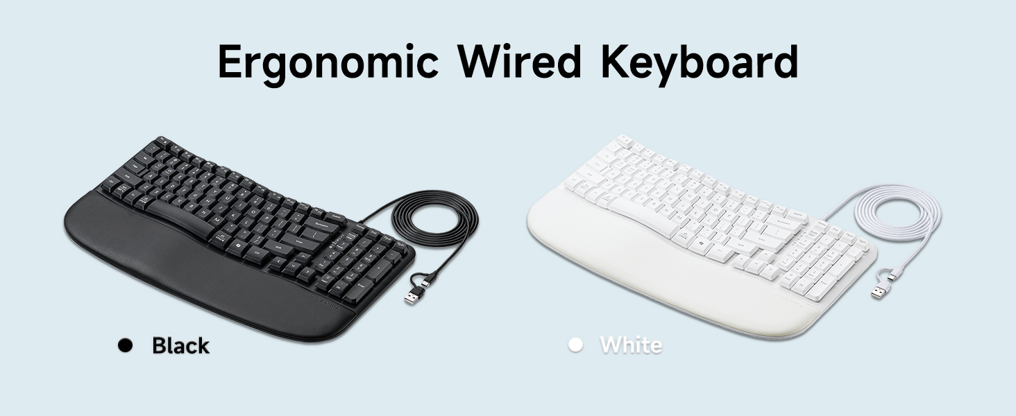 keyboard with wrist support