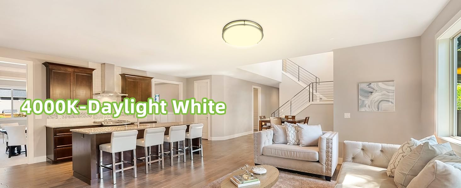 Flush Mount LED Ceiling Light Fixture