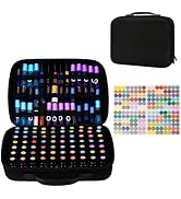 112-Bottle Essential Oils Organizer,Hard Shell Essential Oil Storage Holder Carrying Case,Traveli...