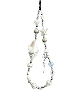 CasaPopz Cute Beaded Camera Wrist Strap for Phone, Digital Camera Charm Lanyard, Pearl Beaded Cha...