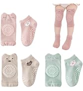 Little World 3 Pack Anti-Slip Unisex Baby Knee Protectors