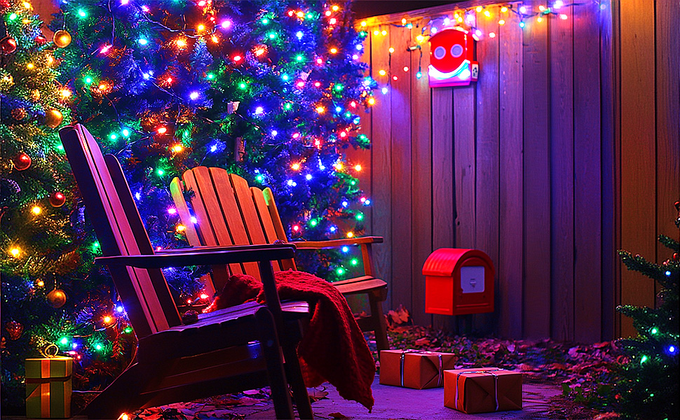 FFZZKJ 8 Modes Christmas String Lights Battery Operated