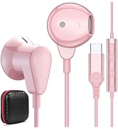 ACAGET Wired Type C Headphones for Samsung Galaxy S24 S23 S22 Ultra, Noise Cancelling USB C Earbu...