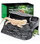 Bearded Dragon Tank Accessories Resin Turtle Basking Platform with Reptile Water Dish and Climbin...