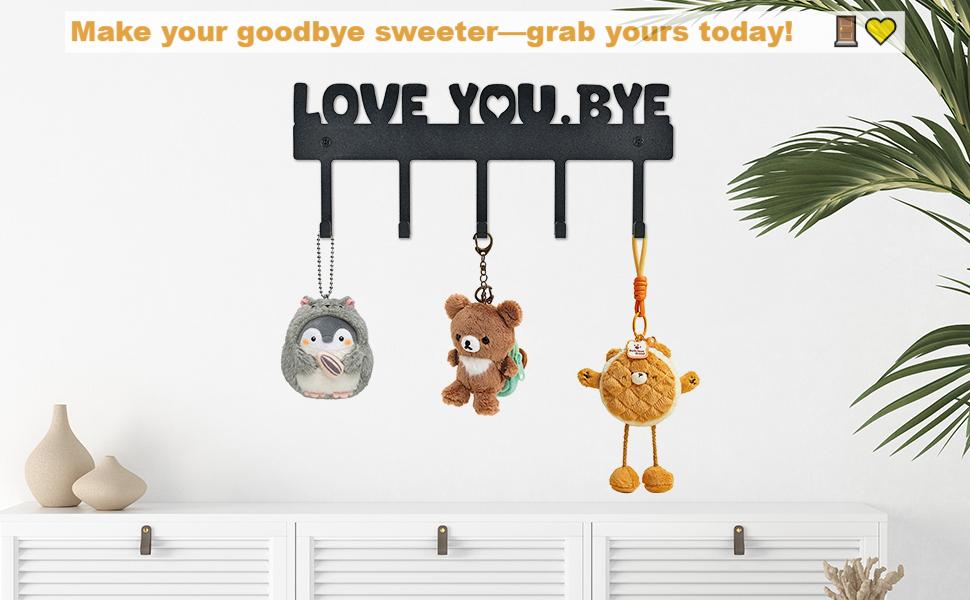 key wall holder black