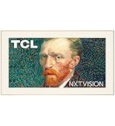 TCL 65-Inch Class NXTVISION Series QLED 4K UHD Google Smart TV Canvas Style Art Frame TV - QLED, ...