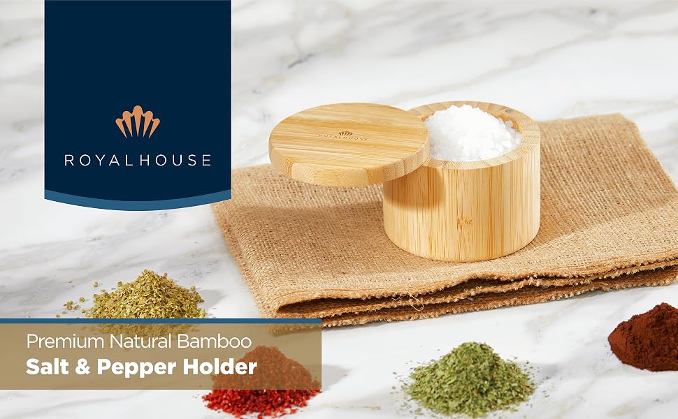 Bamboo Salt Holder