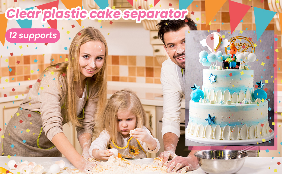 cake separators for tiered cake