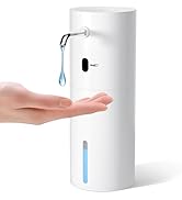 WRISIN Touchless Automatic Soap Dispenser 15.2 oz, Stainless Steel Nozzle, 6 Adjustable Settings ...