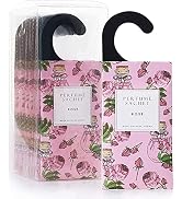 ROSE COTTAGE Large 12 Packs Rose Hanging Closet Deodorizer Air Freshener Long Lasting Scented Sac...