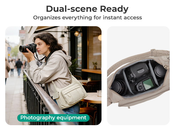 BAGSMART camera sling bag