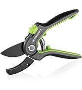 WORKPRO Anvil Pruning Shears, 8’’ Professional Gardening Hand Pruner with SK5 Steel Sharp Blades,...