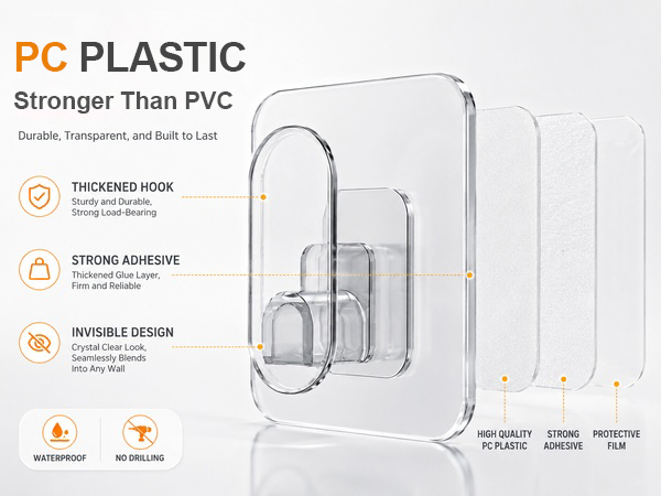 Adhesive Hooks