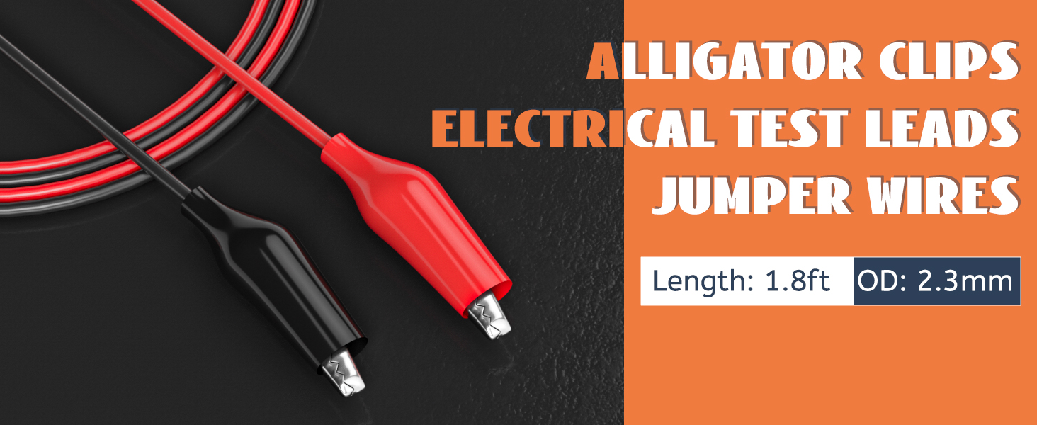 alligator clips test leads electrical