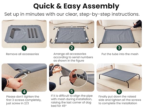 Quick & Easy Assembly