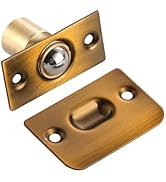 JQK Closet Ball Catch Door Hardware, Stainless Steel Catch Adjustable with Strike Plate, Bronze 2...